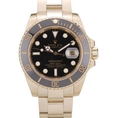 Good copy rolex watches Rolex Black Submariner 98231 Bezel Black Dial Ceramic 0702
